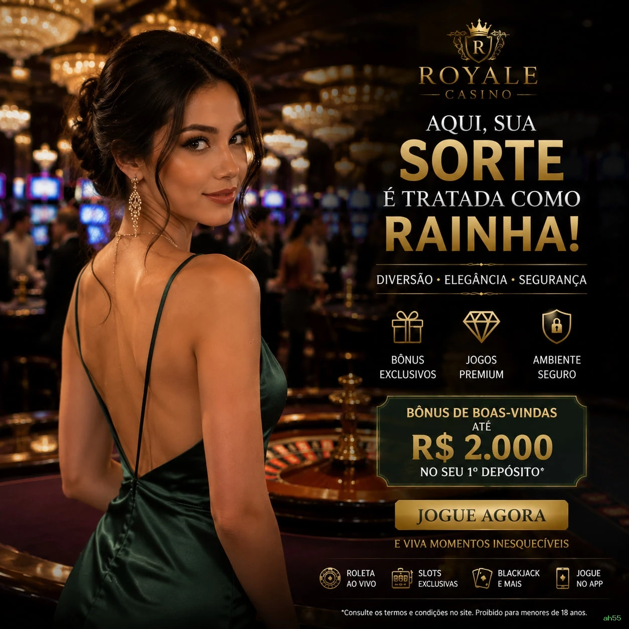 Cassino ao vivo da ah55 com dealers reais